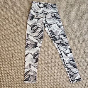 Define Your Inspiration Dyi Abstract Print Barre Yoga Pilates Leggings Small